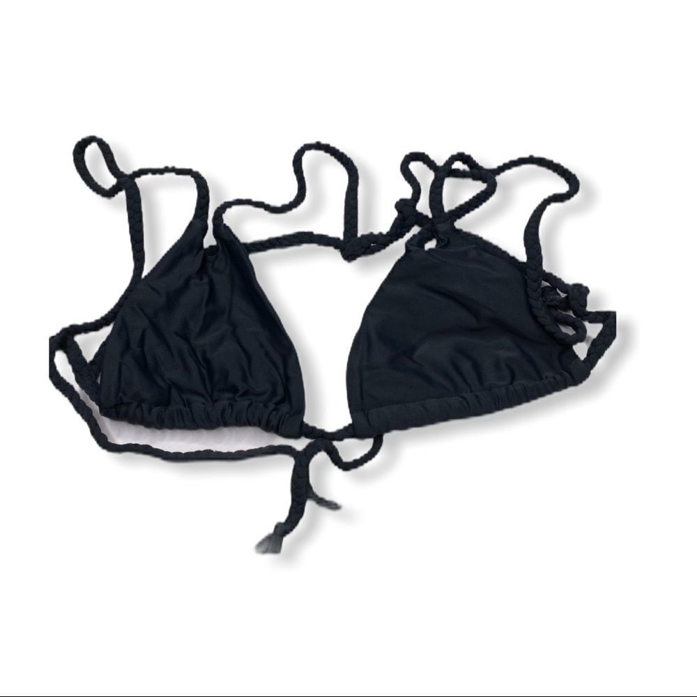 Beach Babe Bikini Top Braided Straps